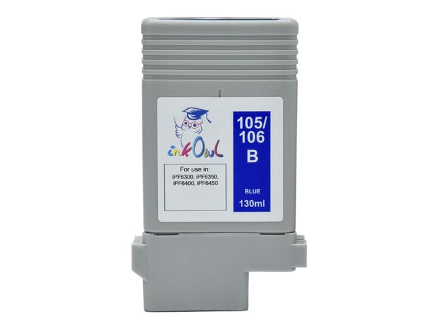 130ml Compatible Cartridge for CANON PFI-105B and PFI-106B BLUE